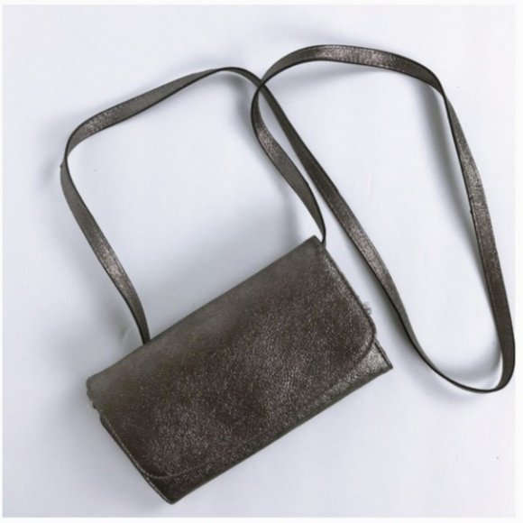 A New Day Women's Gunmetal Metallic Faux Leather Wallet on a String - Picture 5 of 5